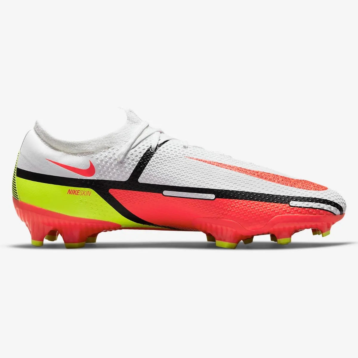 Nike Phantom GT2 PRO FG - White-Volt-Crimson (Side 2)