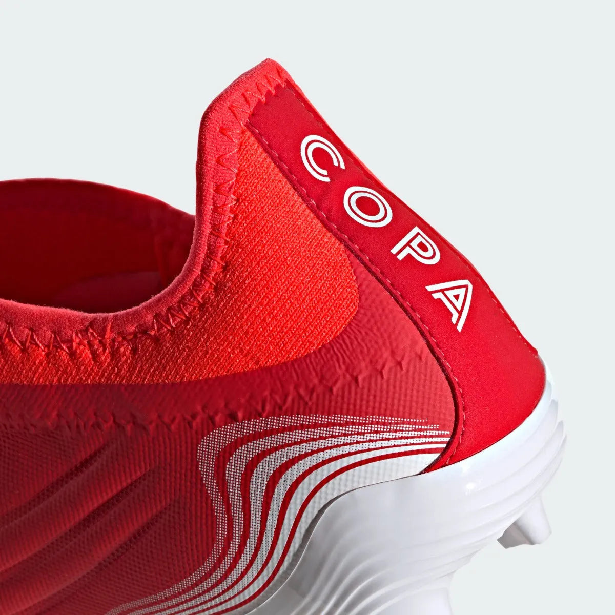 Adidas Copa Sense .3 Laceless FG - Red-White (Detail 2)