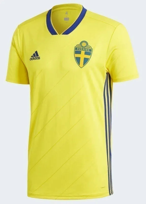 adidas 2018 Sweden Home Jersey- Yellow