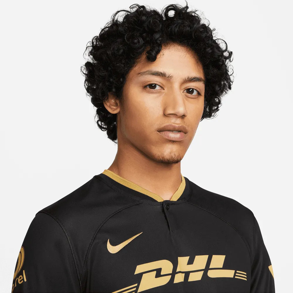 Nike 2023 Pumas Third Jersey - Black-Gold (Detail 1)