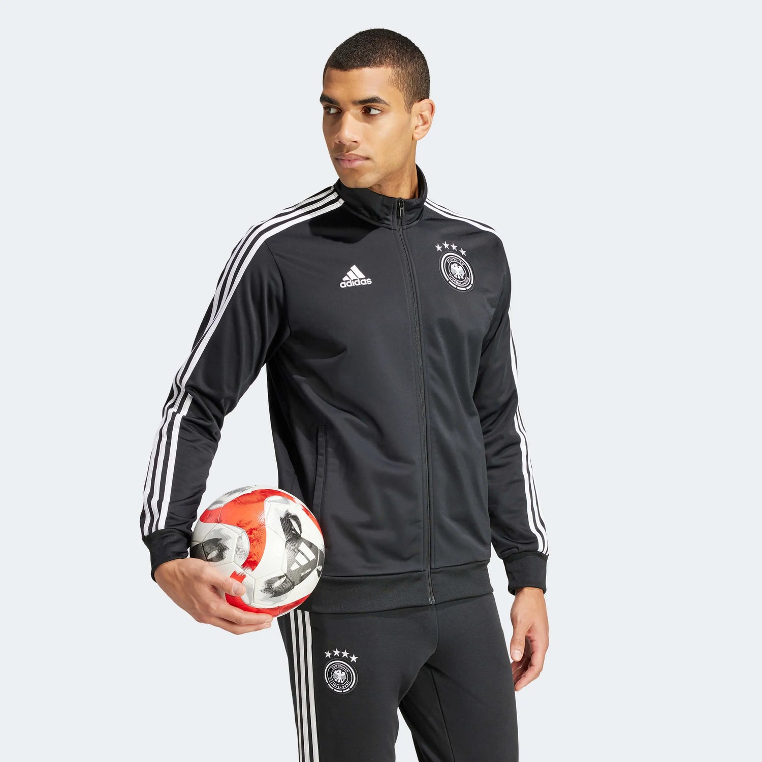 adidas 2024-25 Germany Men's DNA Track Top (Model - Side)