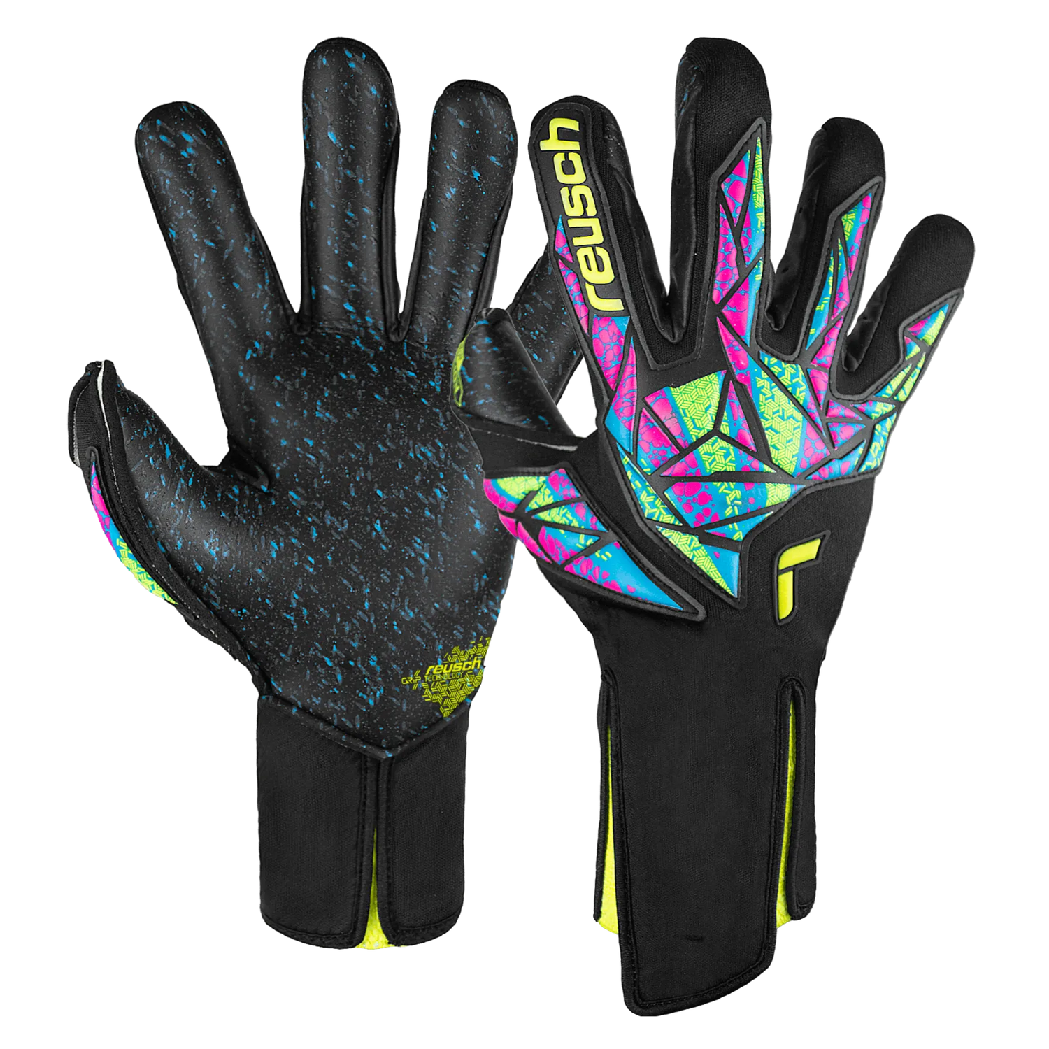 Reusch Attrakt Fusion Strapless Goalkeeper Gloves (Pair)