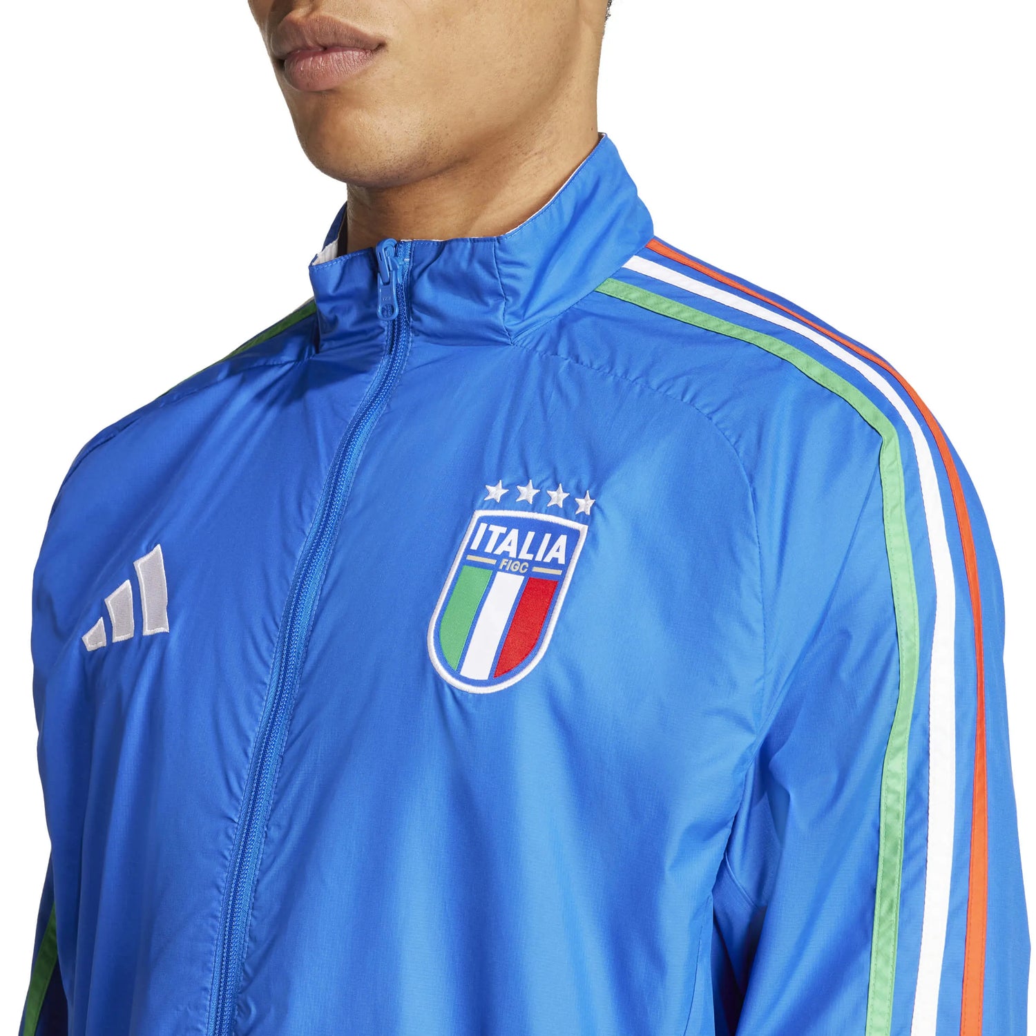 adidas 2024-25 Italy Men's Anthem Jacket (Detail 1)