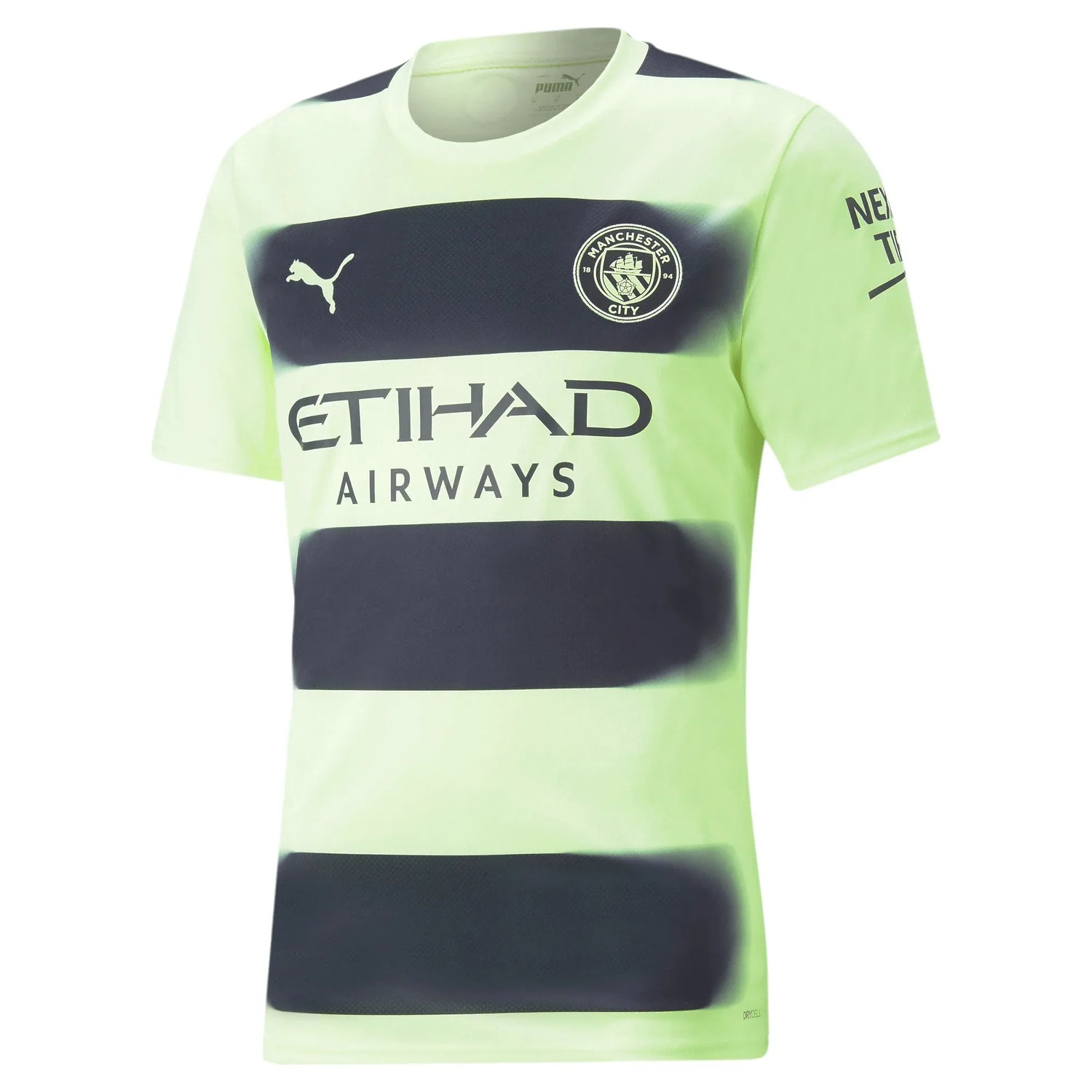 Puma 2022-23 Manchester City Third Jersey - Fizzy Light-Parisian Night (Front)