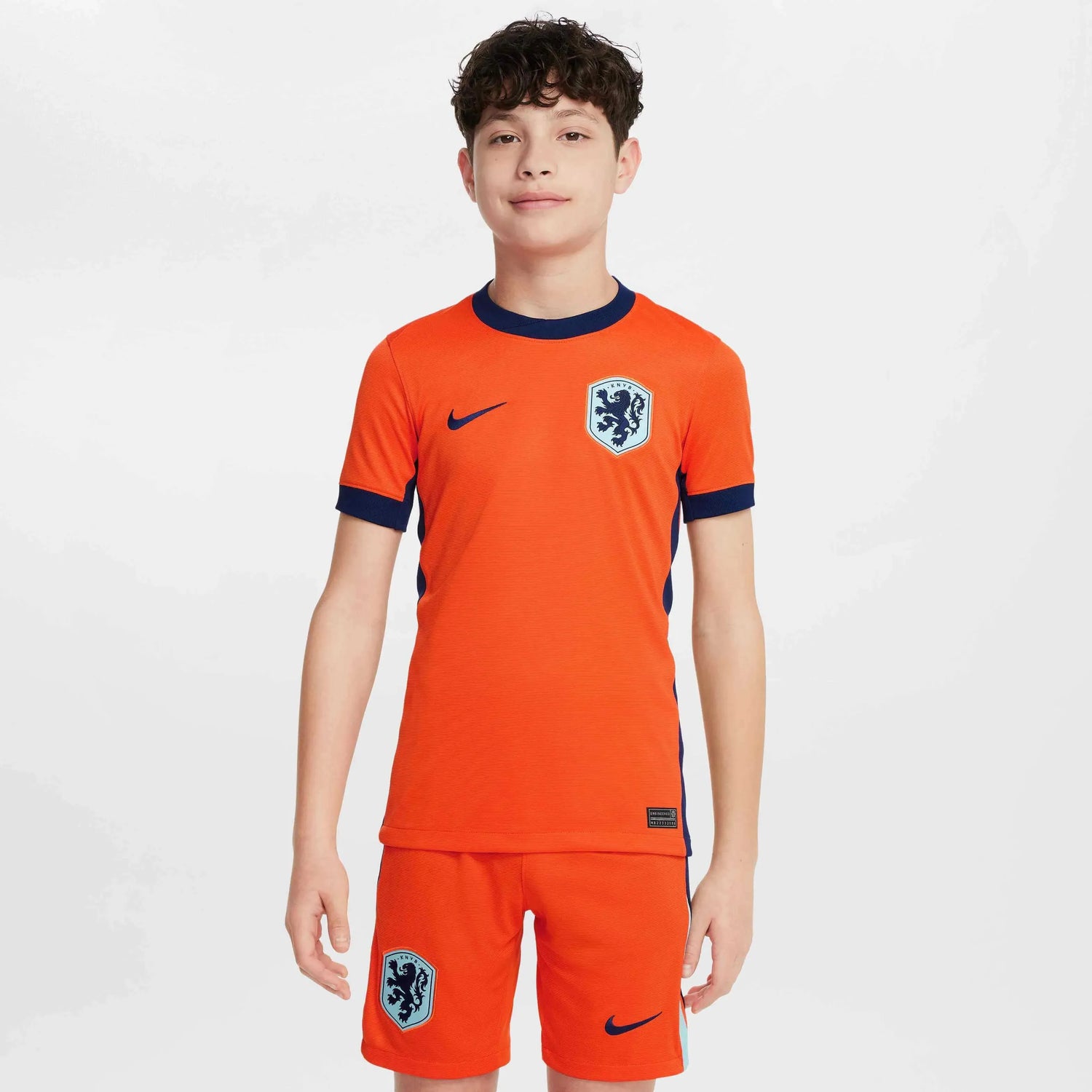 Nike 2024-25 Netherlands Youth Stadium Home Jersey (Model - Front)