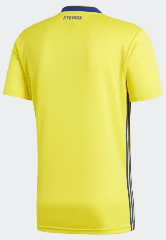 adidas 2018 Sweden Home Jersey- Yellow