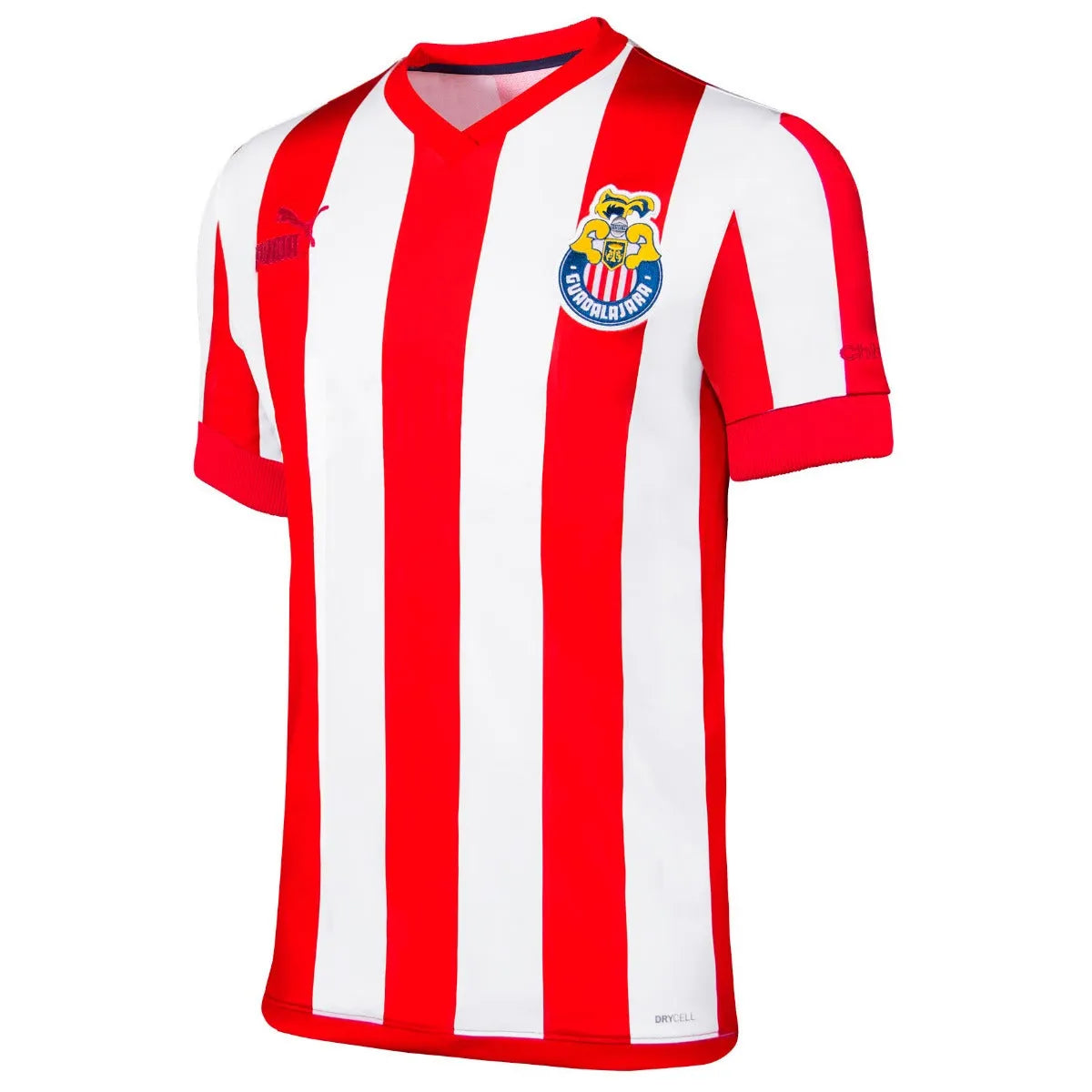 Puma 2021 Chivas 115th Anniversary Home Jersey - Red-White (Front)