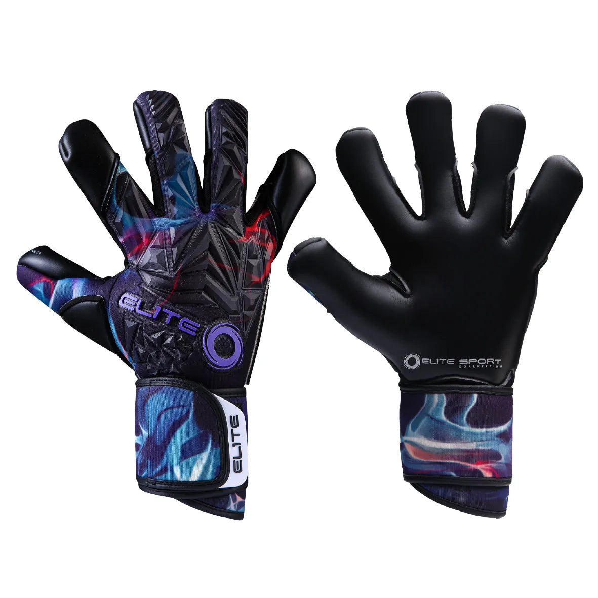 Elite Sport 2020 Ignis Goalkeeper Glove - Black-Red-Purple