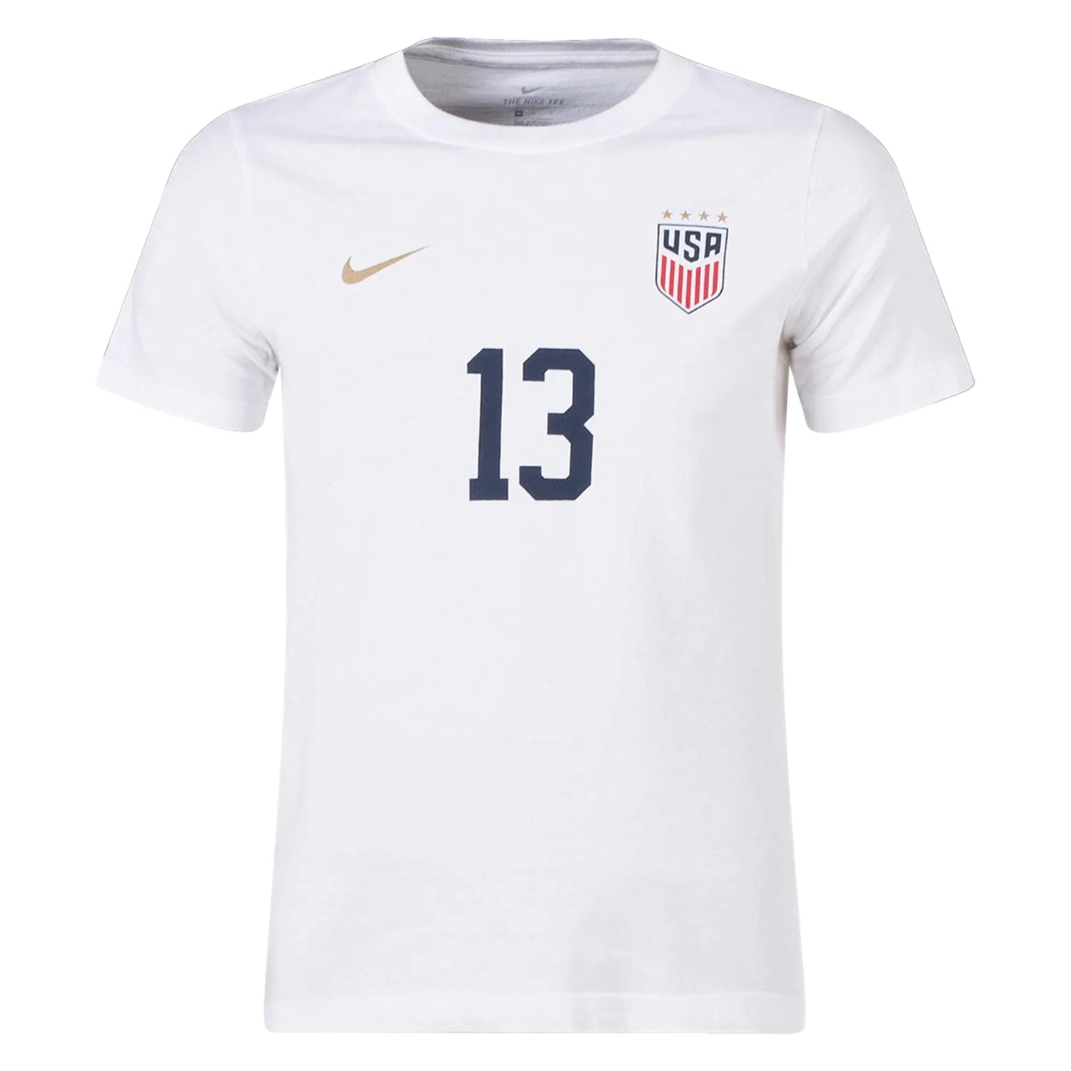 Nike 2023-24 USA Youth 4-Star Morgan 13 Tee White (Front)