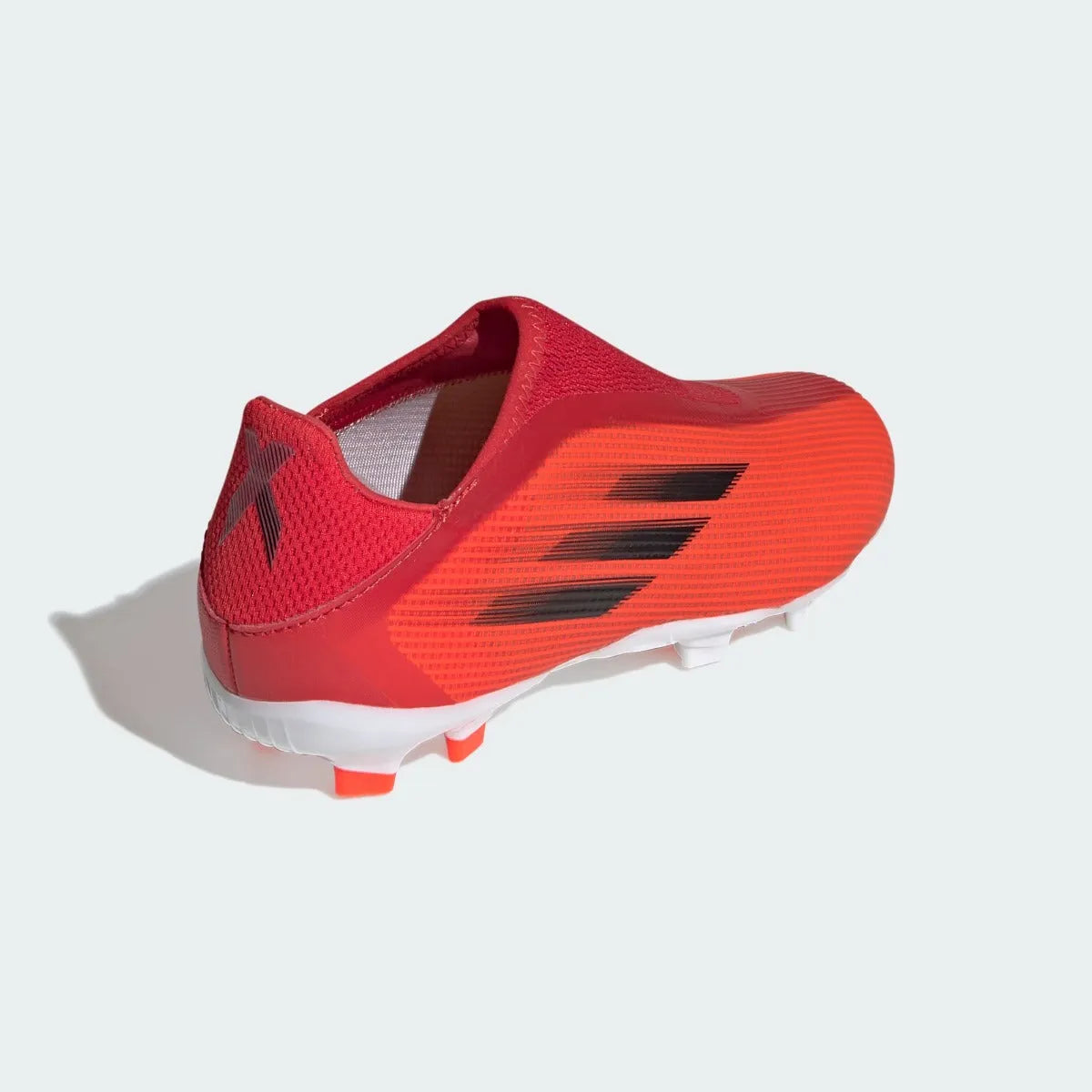 Adidas JR X Speedflow .3 Laceless FG - Red-Black (Diagonal 2)