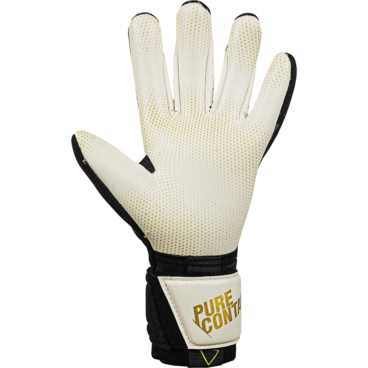 Reusch Pure Contact Gold X Glueprint Goalkeeper Gloves - Black-Gold (Single - Inner)