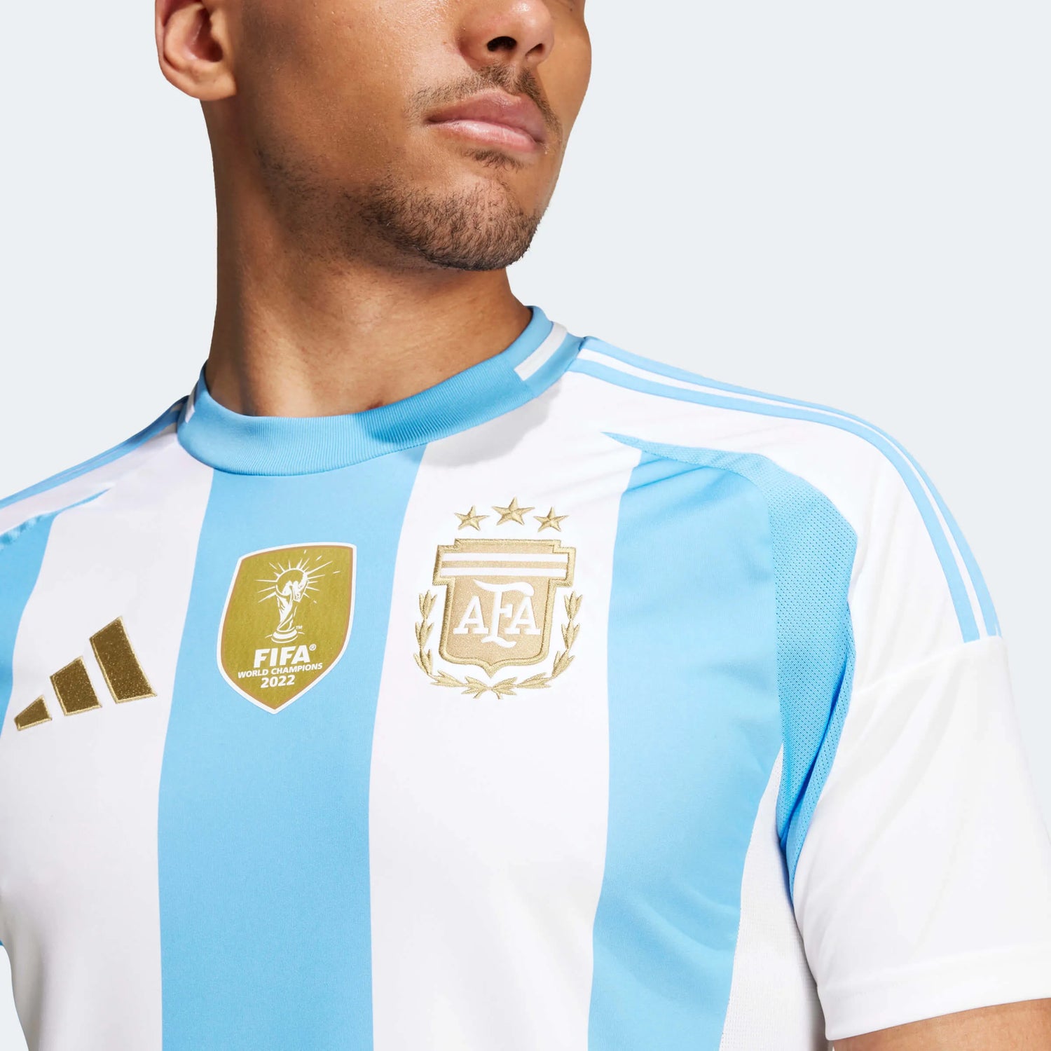 adidas 2024-25 Argetina Stadium Home Jersey (Detail 1)