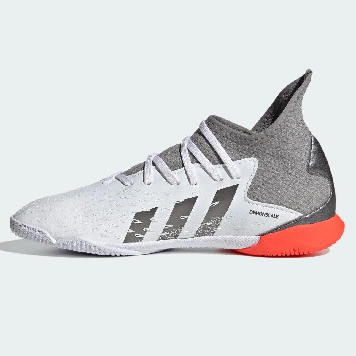 Adidas JR Predator Freak .3  IN - White-Iron Metallic (Side 2)