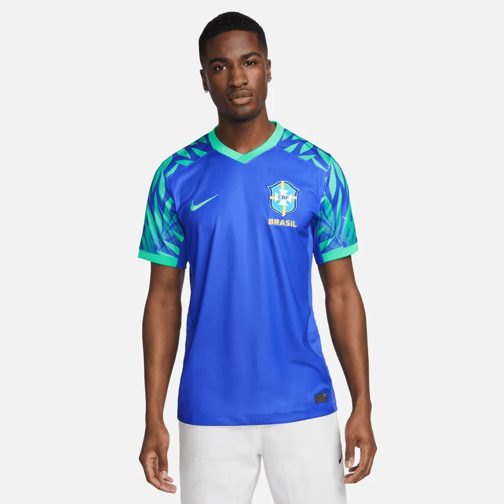 Nike 2023-24 Brazil Women's (Men's Cut) Stadium Away Jersey (Model - Front)