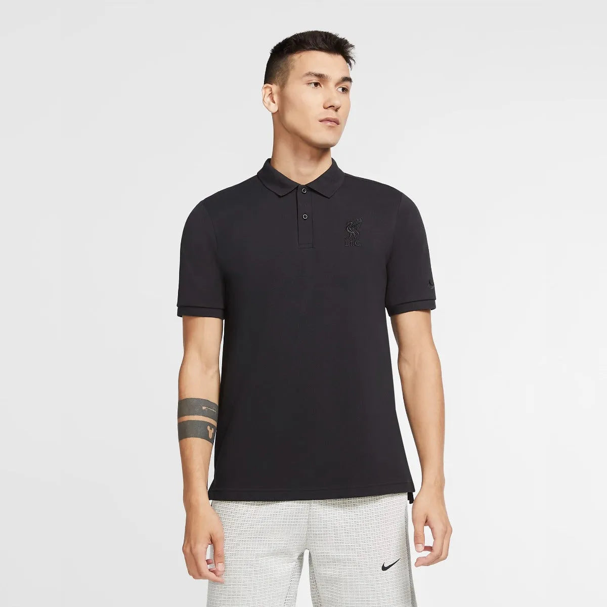 Nike 2020-21 Liverpool NSW Polo - Black