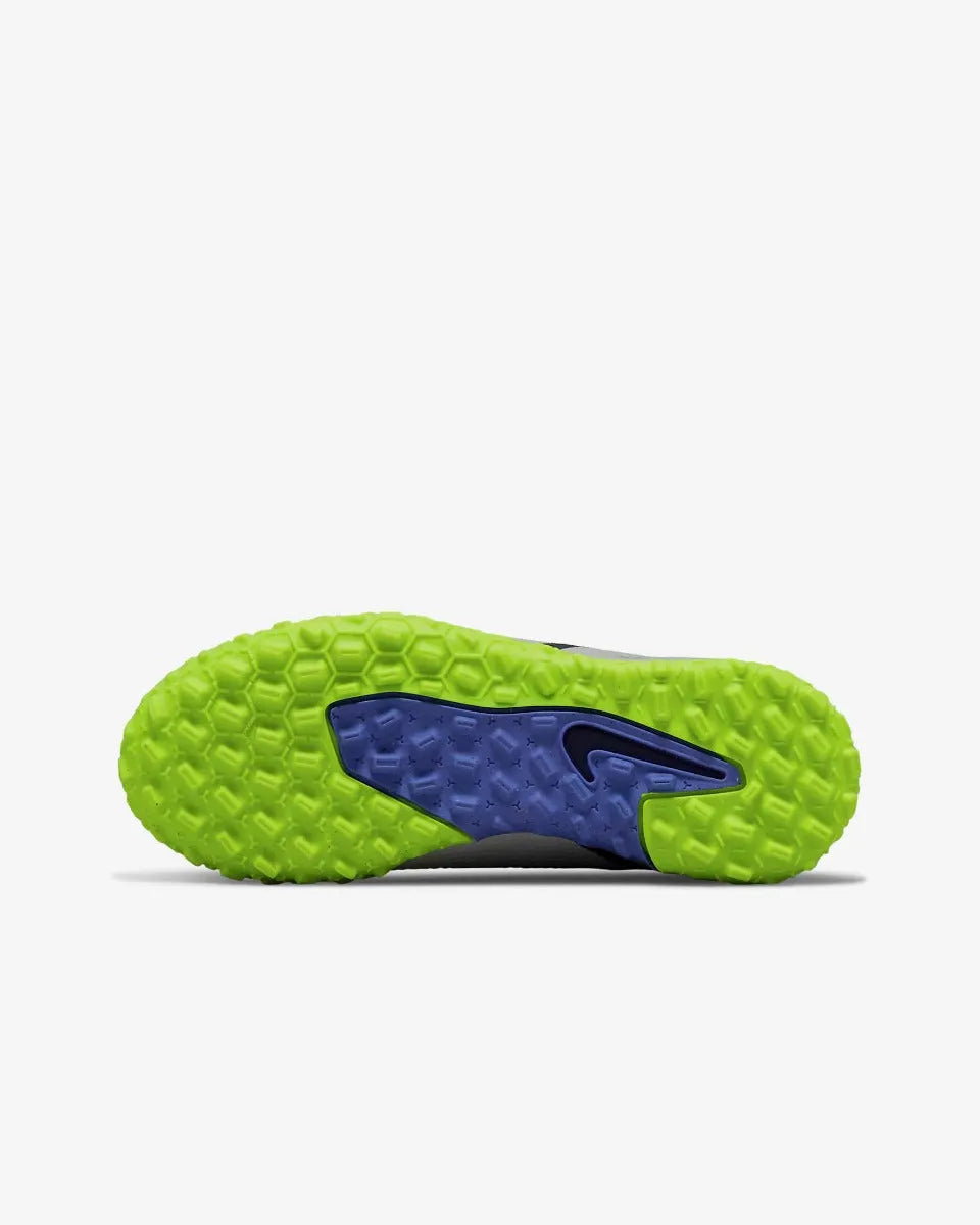 Nike JR Phantom Gt2 Academy DF TF - Sapphire-Volt-Grey (Bottom)