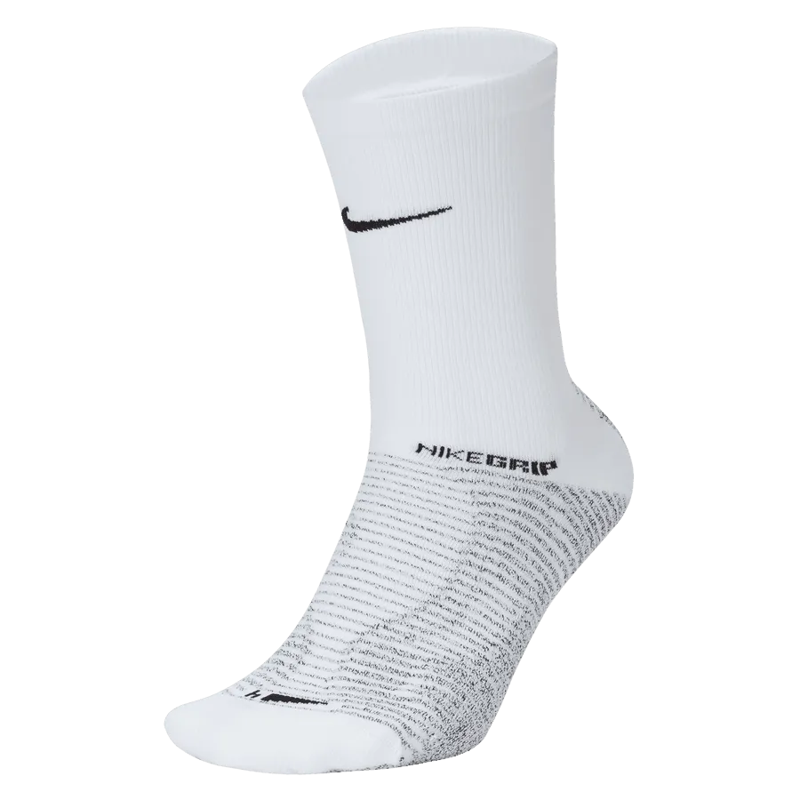 Nike Grip Strike Crew Socks White-Black (Front)