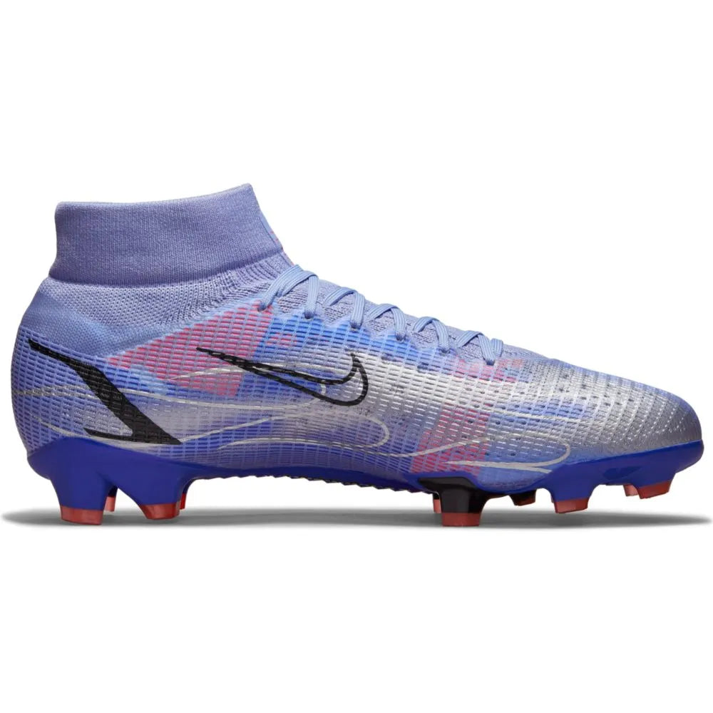 Nike Superfly 8 PRO KM FG - Light Thistle-Bright Crimson (Side 2)