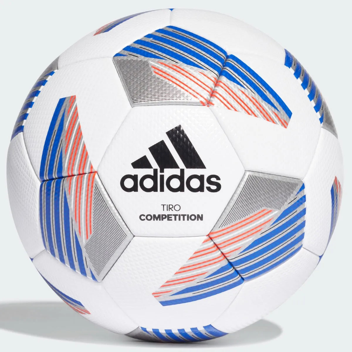 Adidas Tiro Competition Ball - White-Royal-Silver (Front)