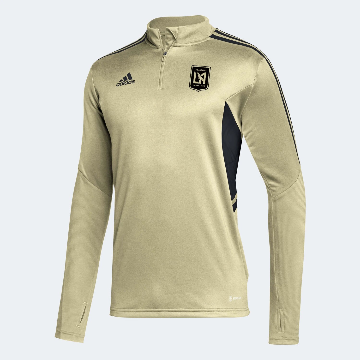 adidas 2022-23 LAFC Con22 Training Top Beige (Front)