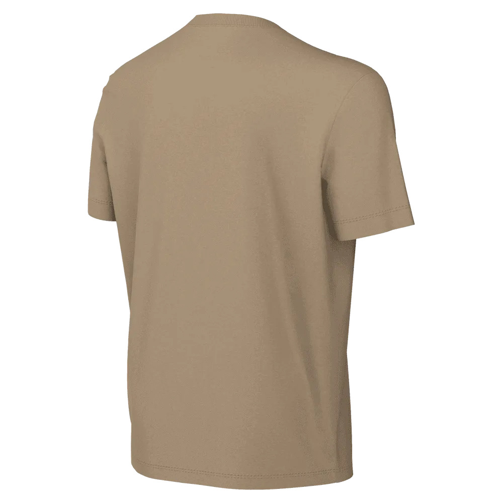 Nike 2023 FC Barcelona Youth Swoosh Tee - Beige-Blue (Back)