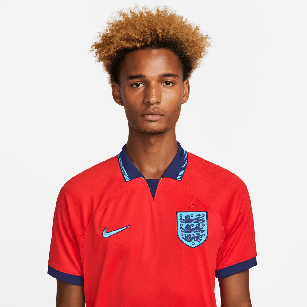 Nike 2022-23 England Away Jersey - Red-Blue Void (Detail 1)