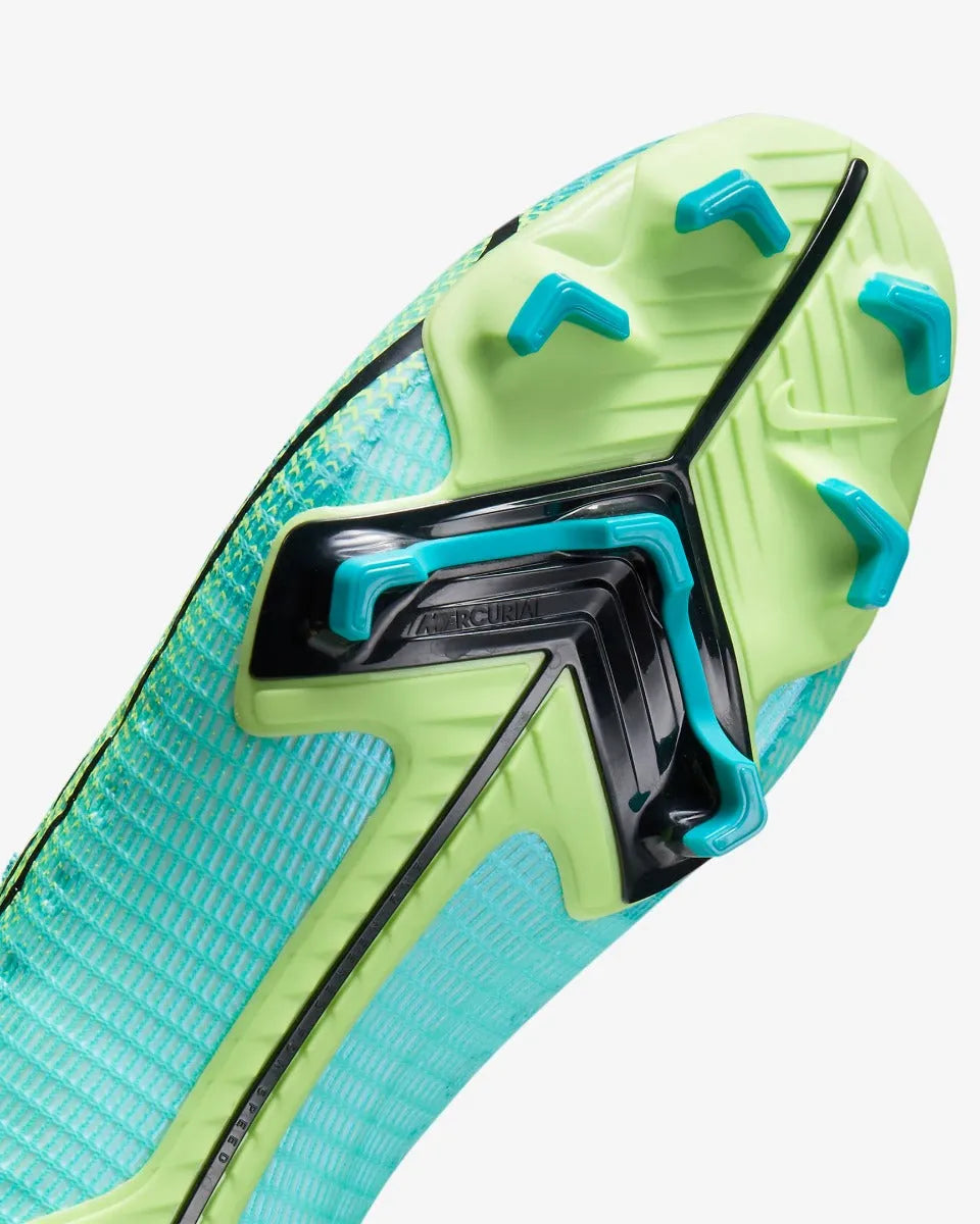 Nike Vapor 14 PRO FG - Turquoise-Lime Glow (Detail 1)