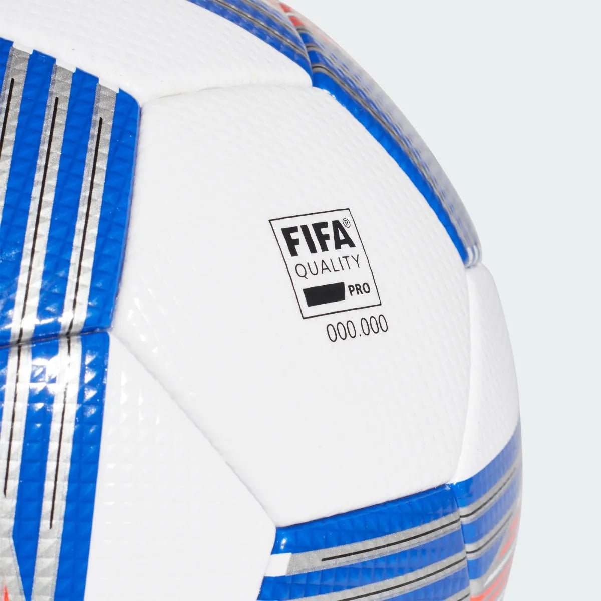 Adidas Tiro Competition Ball - White-Royal-Silver (Detail 3)