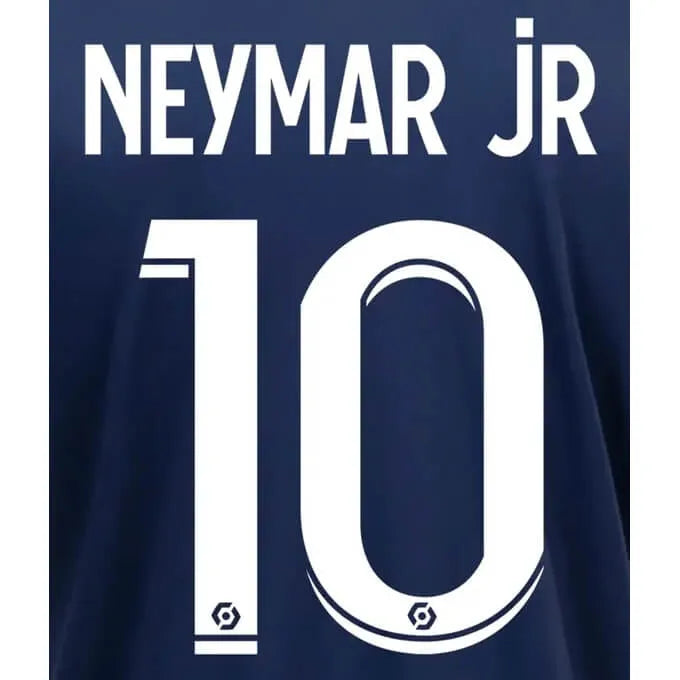 PSG 2022-23 Home Neymar JR #10 Jersey Name Set (Back)