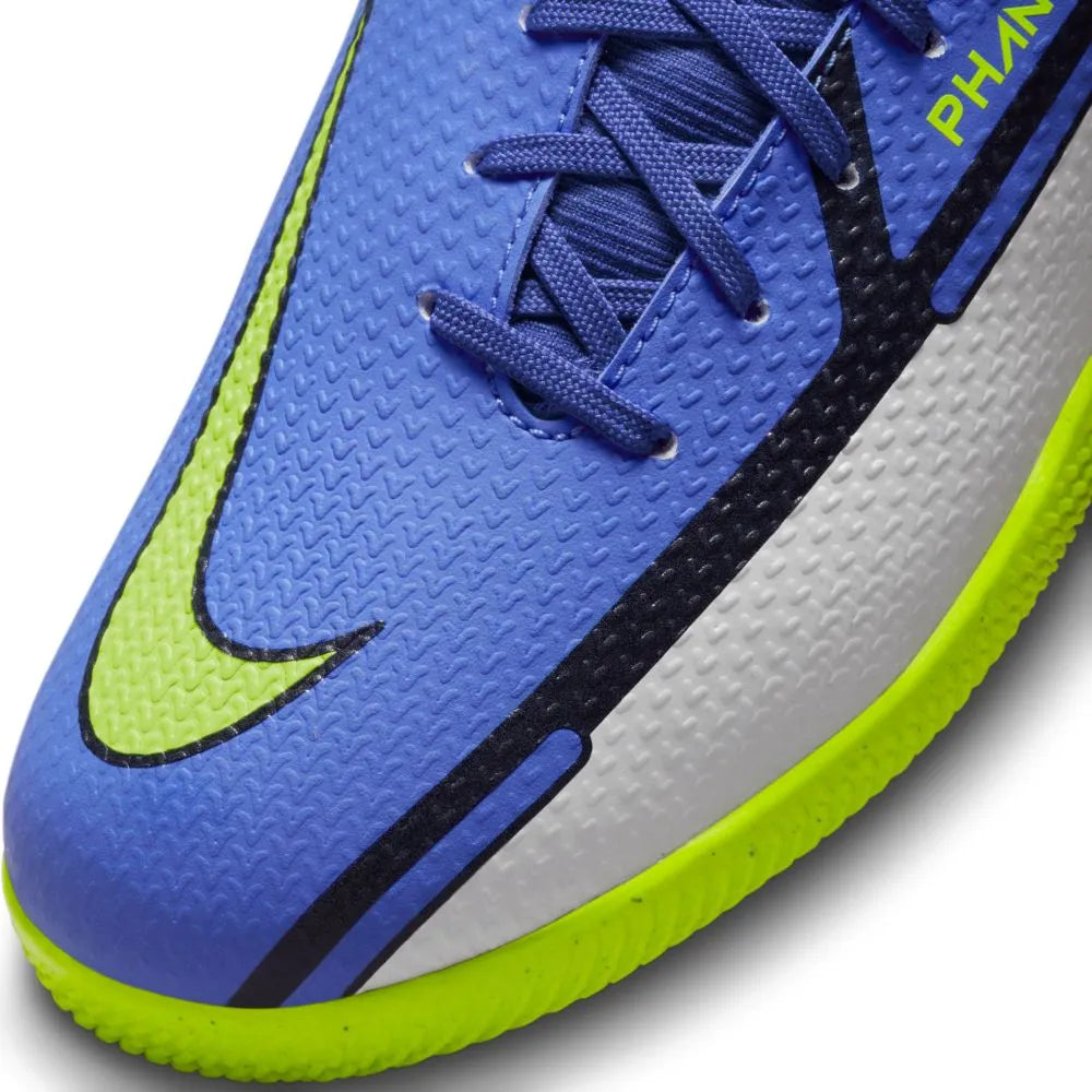 Nike JR Phantom GT2 Academy IC - Sapphire-Volt-Grey (Detail 1)