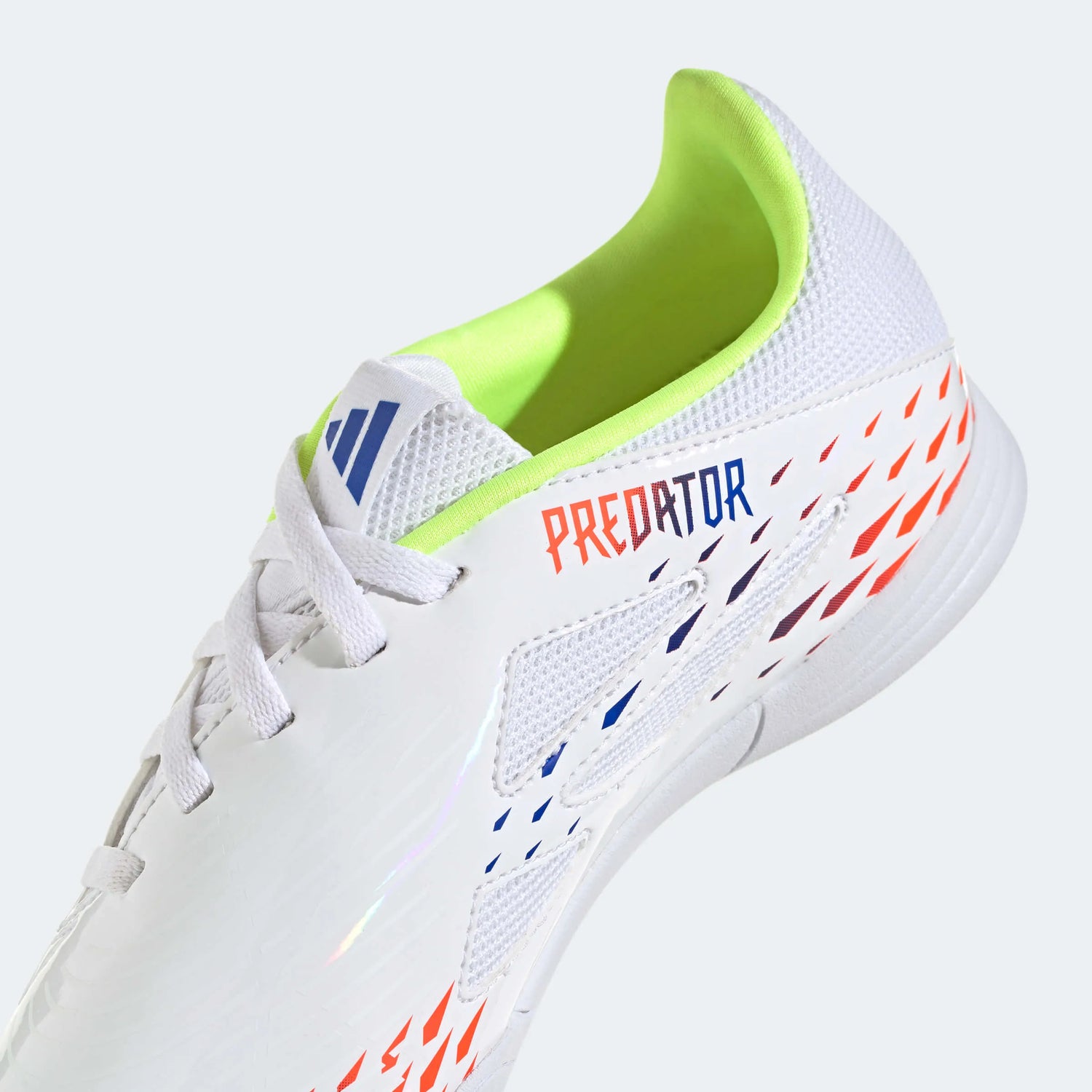 adidas Kids Predator Edge.4 IN Sala J - White-Yellow-Blue (Detail 2)