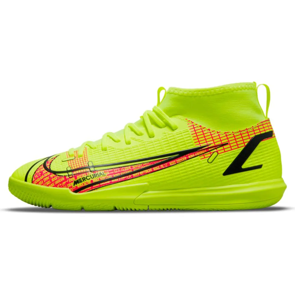 Nike JR Superfly 8 Academy FG - Volt-Bright Crimson (Side 1)