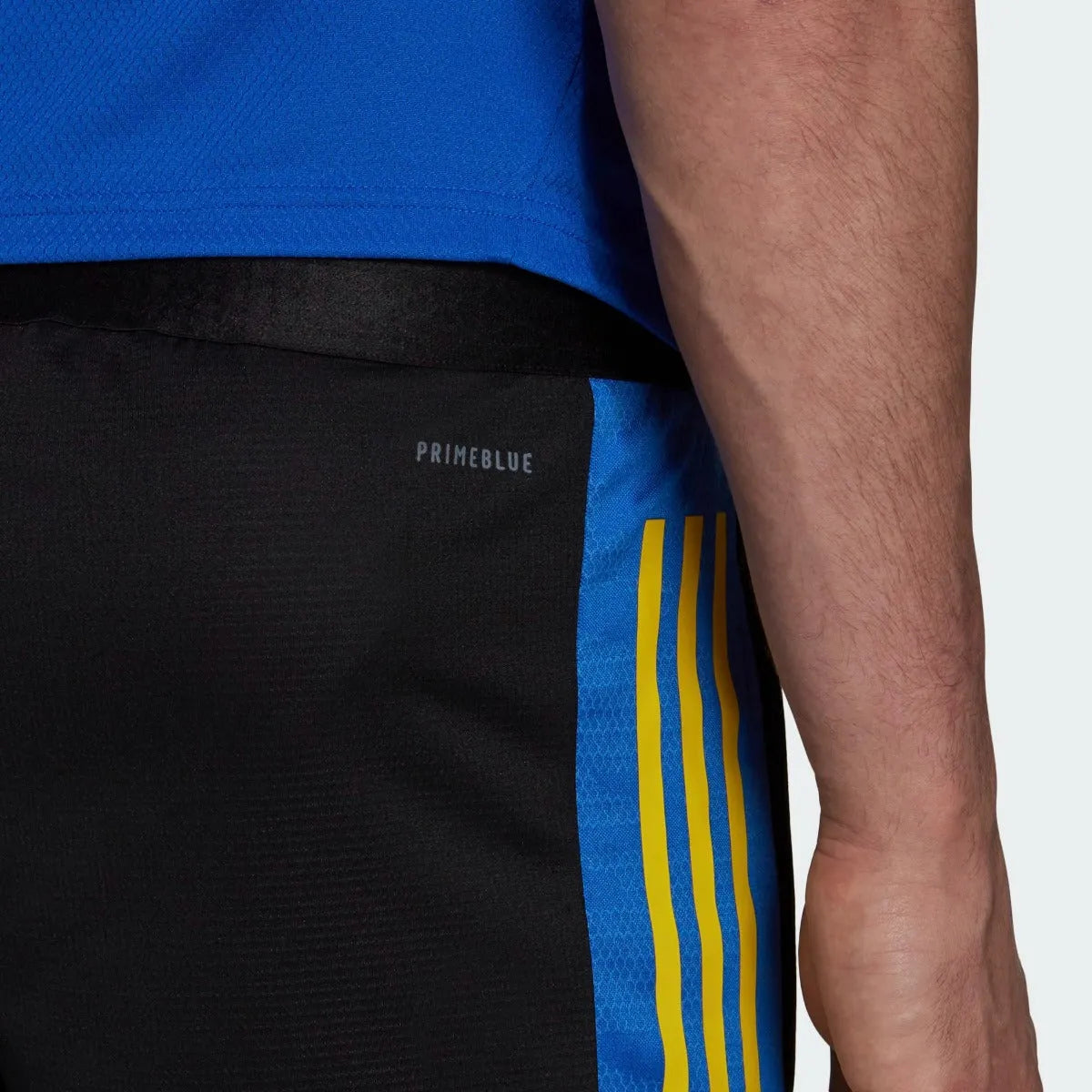 Adidas 2021-22 Manchester United Euro Training Pants - Black-Royal-Yellow (Detail 2)