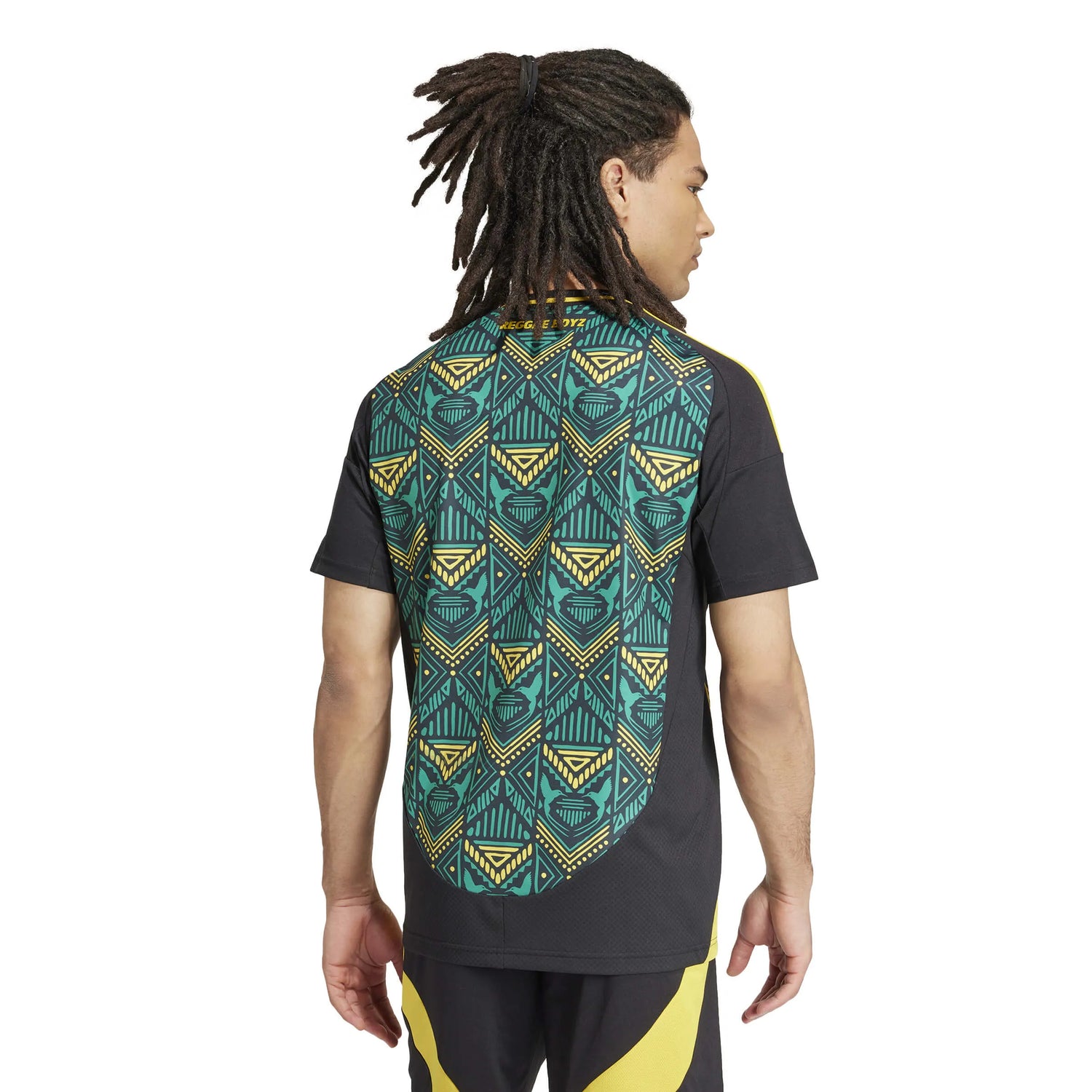 adidas 2024-25 Jamaica Men's Stadium Away Jersey (Model - Back)