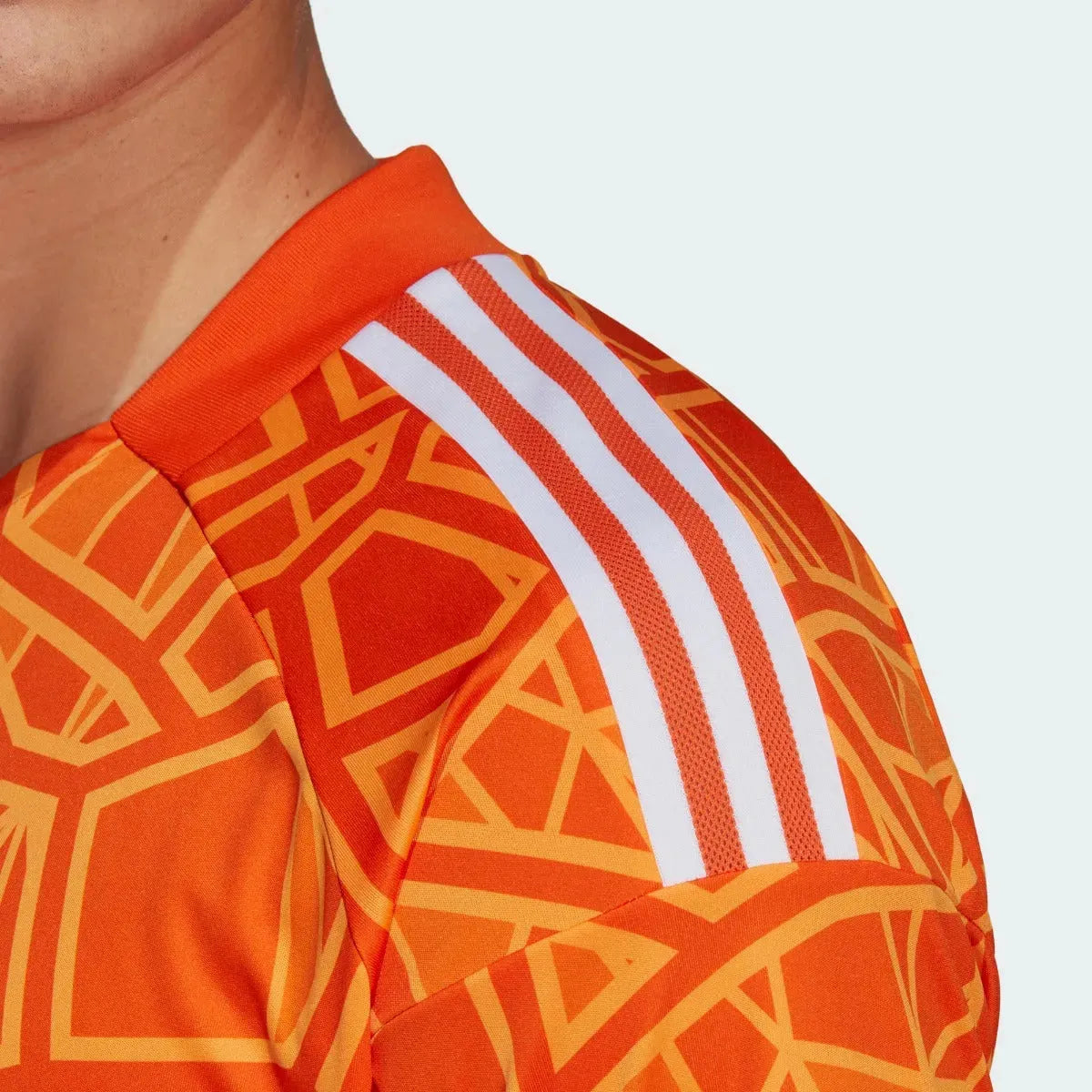 adidas Condivo 22 Goalkeeper Short Sleeve Jersey - Orange (Detail 1)