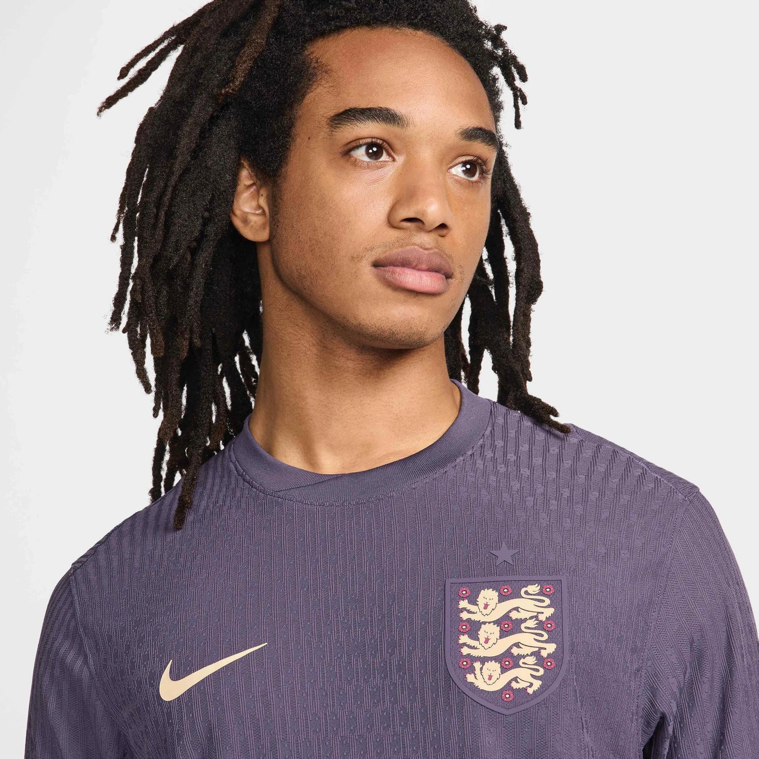 Nike 2024-25 England Men's Authentic Away Jersey (Detail 1)