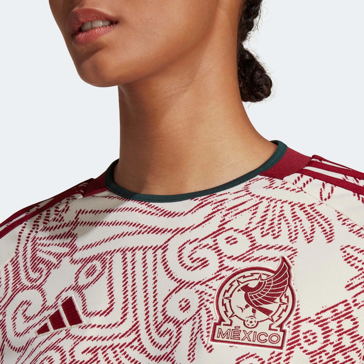 adidas 2022-23 Mexico Women's Away Jersey (Detail 1)