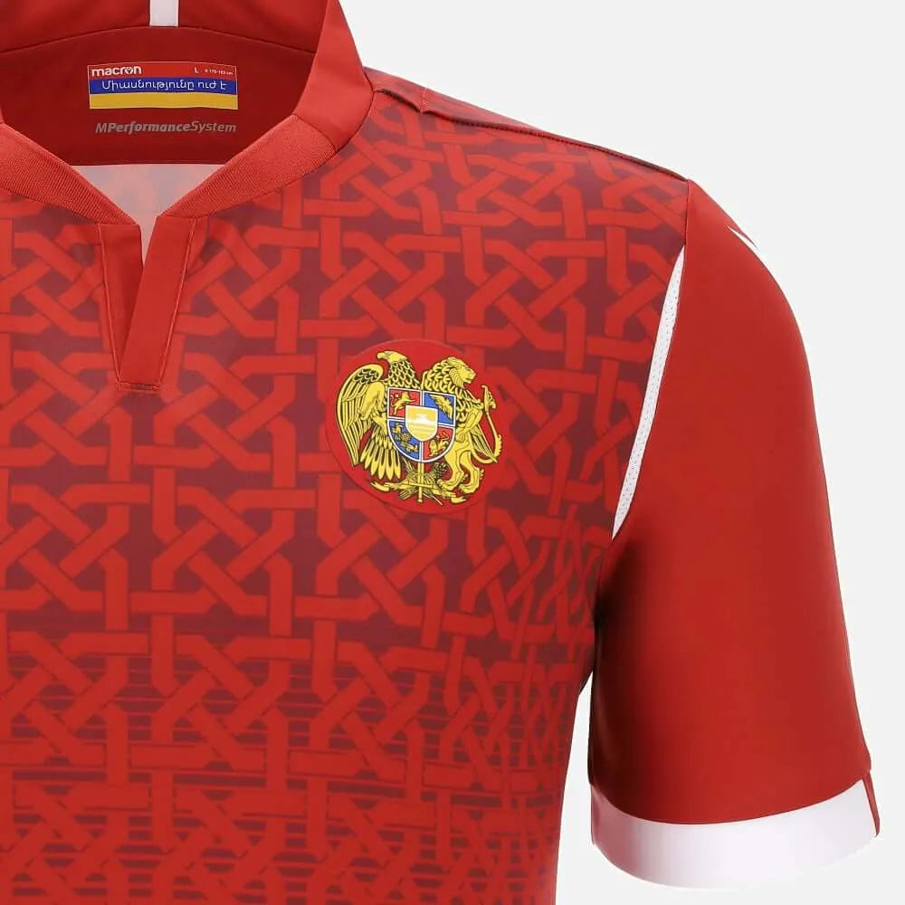 Macron 2022-24 Armenia Men's Authentic Home Jersey (Detail 1)