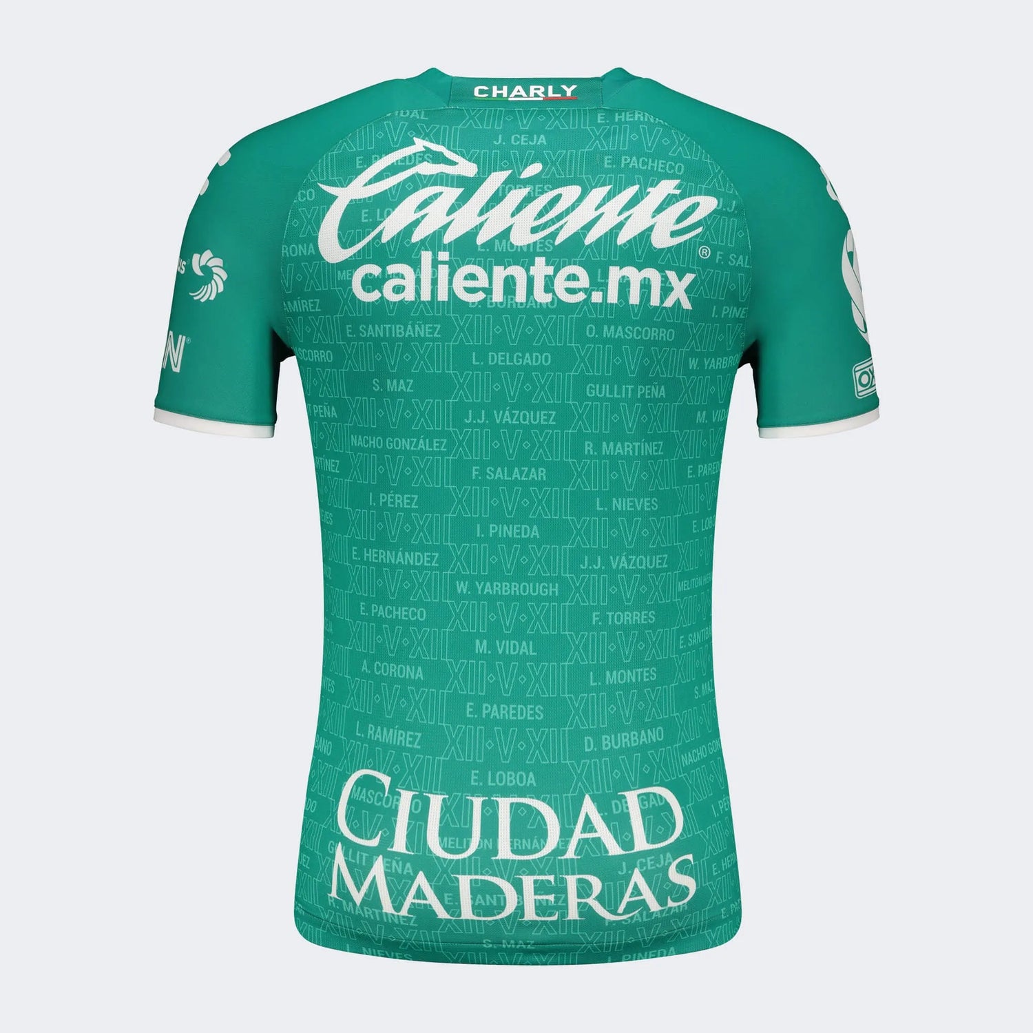 Charly 2022-23 Leon Home Jersey - Green (Back)