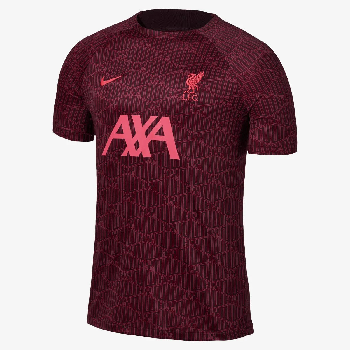 Nike 22-23 Liverpool DF Pre-Match Jersey - Red-Burgundy (Front)