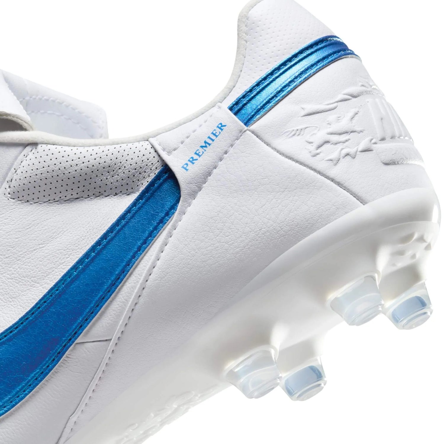 Nike Premier III FG White-Signal Blue (Detail 3)