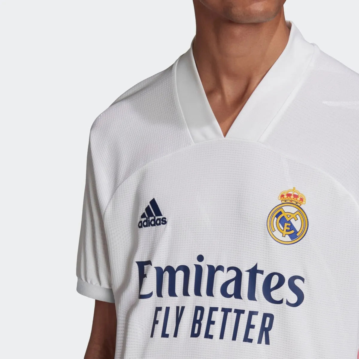 Adidas 2020-21 Real Madrid Home Authentic  Jersey - White-Pink