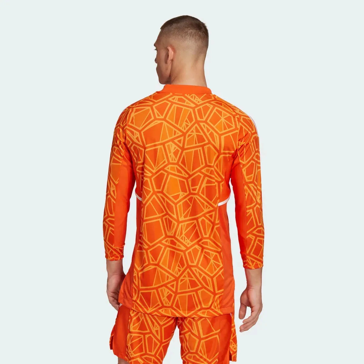 adidas Condivo 22 Goalkeeper Long Sleeve Jersey - Orange (Model - Back)