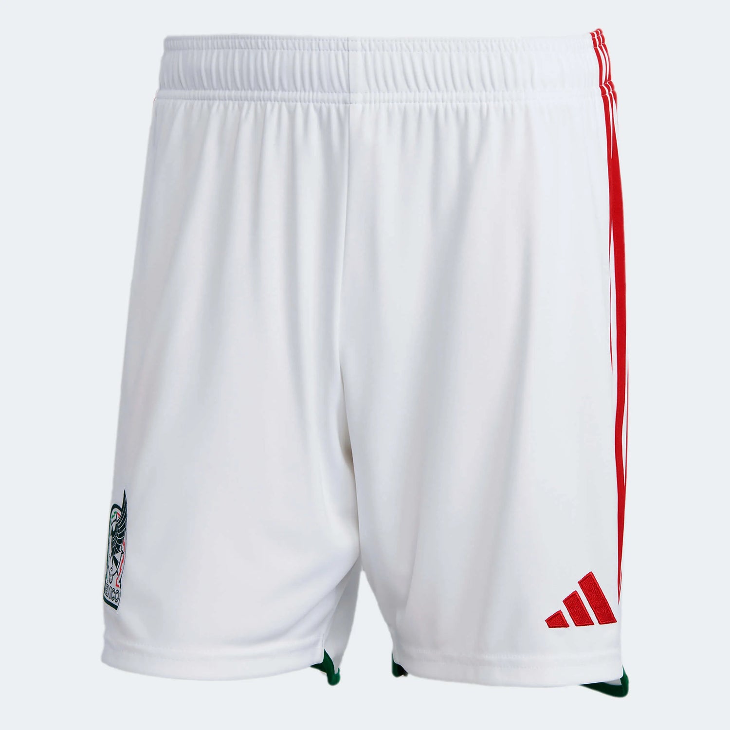 adidas 2022-23 Mexico Home Short White-Red