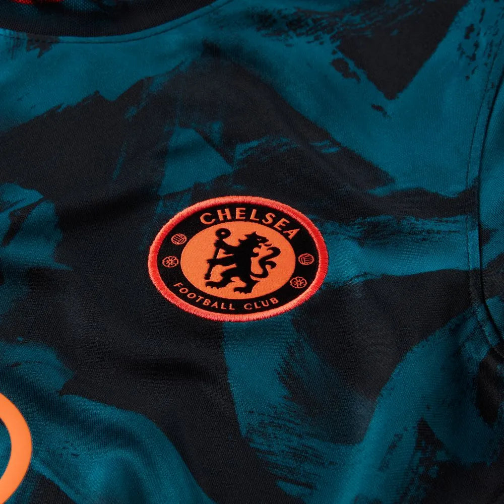 Nike 2021-22 Chelsea Women Third Jersey  - Blustery-Hyper Crimson (Detail 5)