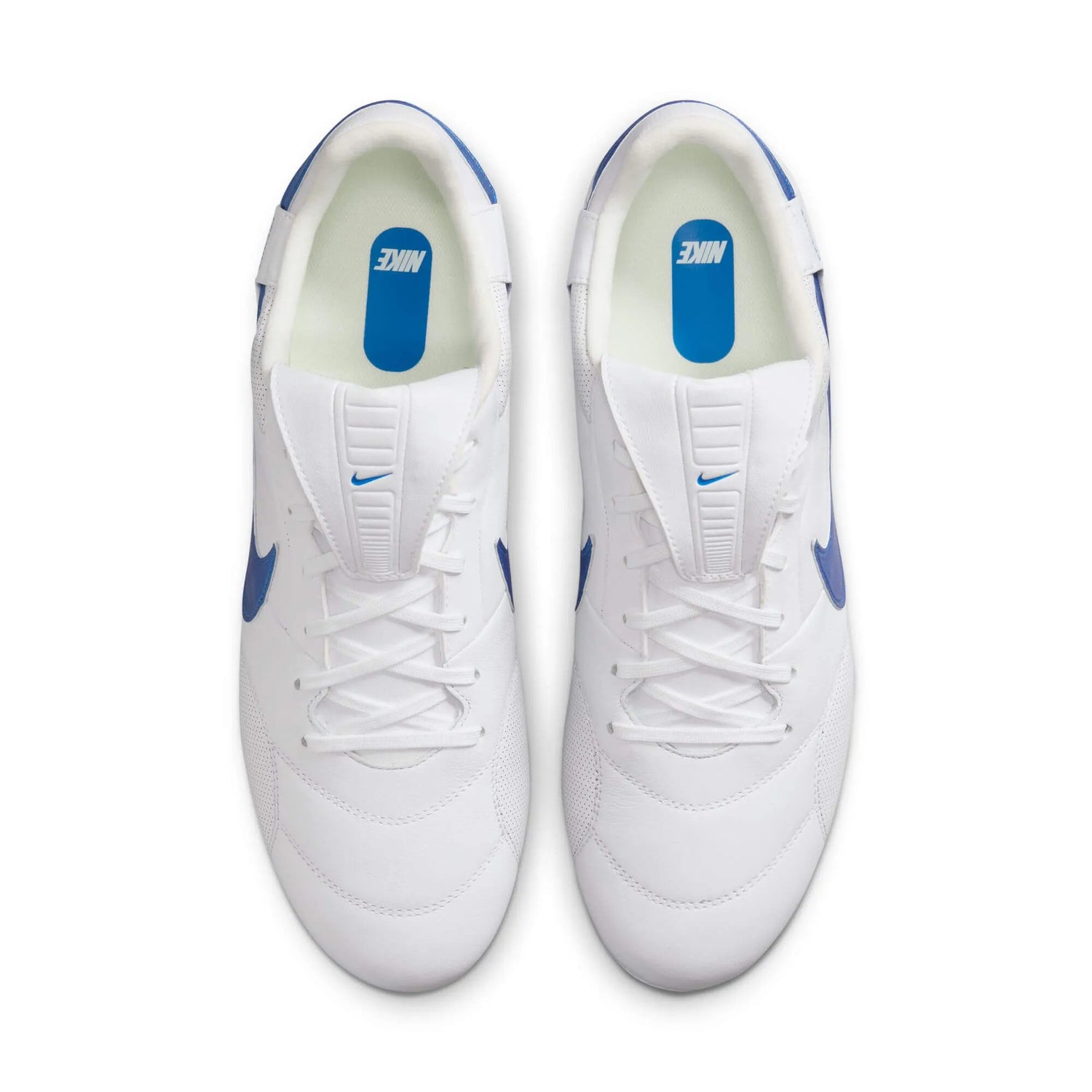 Nike Premier III FG White-Signal Blue (Pair - Top)