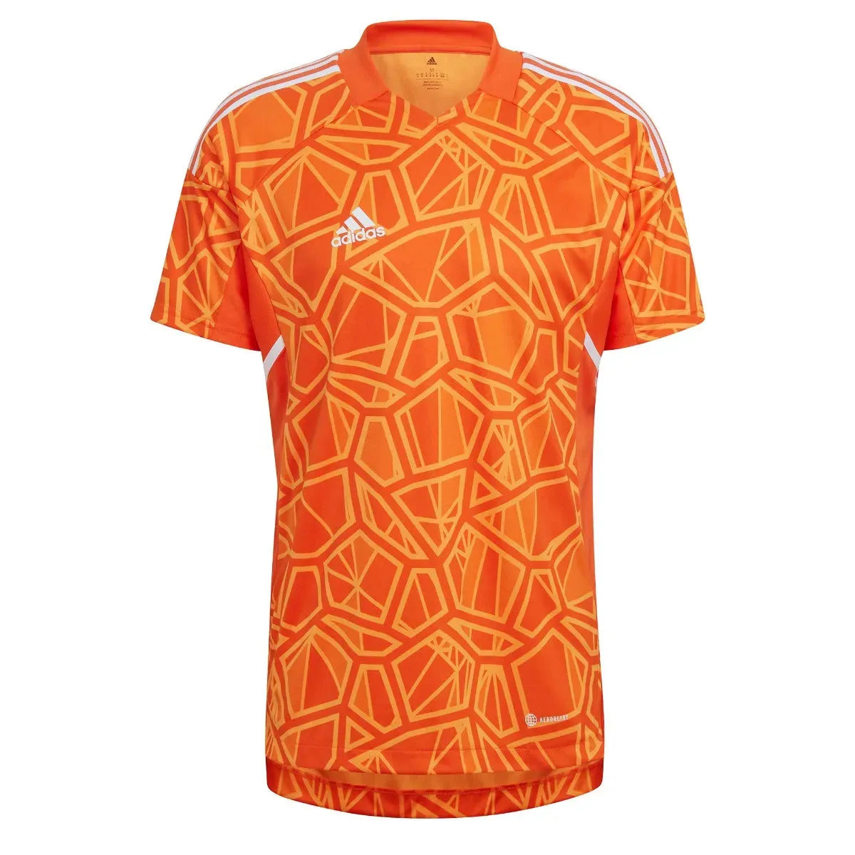 adidas Condivo 22 Goalkeeper Short Sleeve Jersey - Orange (Front)