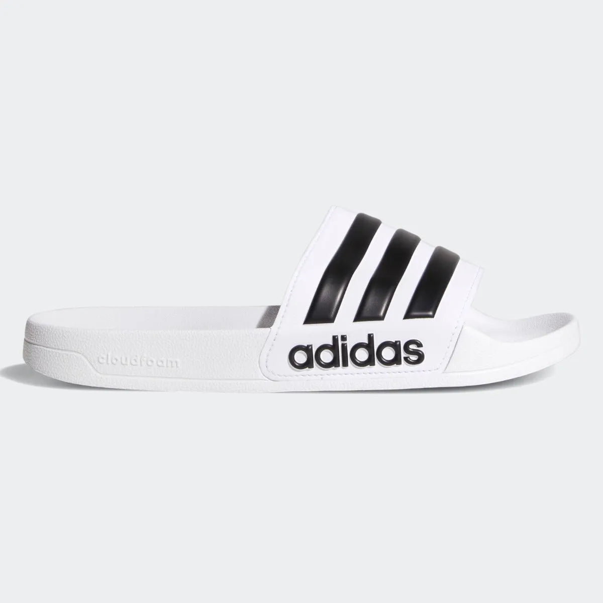 Adidas Adilette Shower Sandals - White-Black