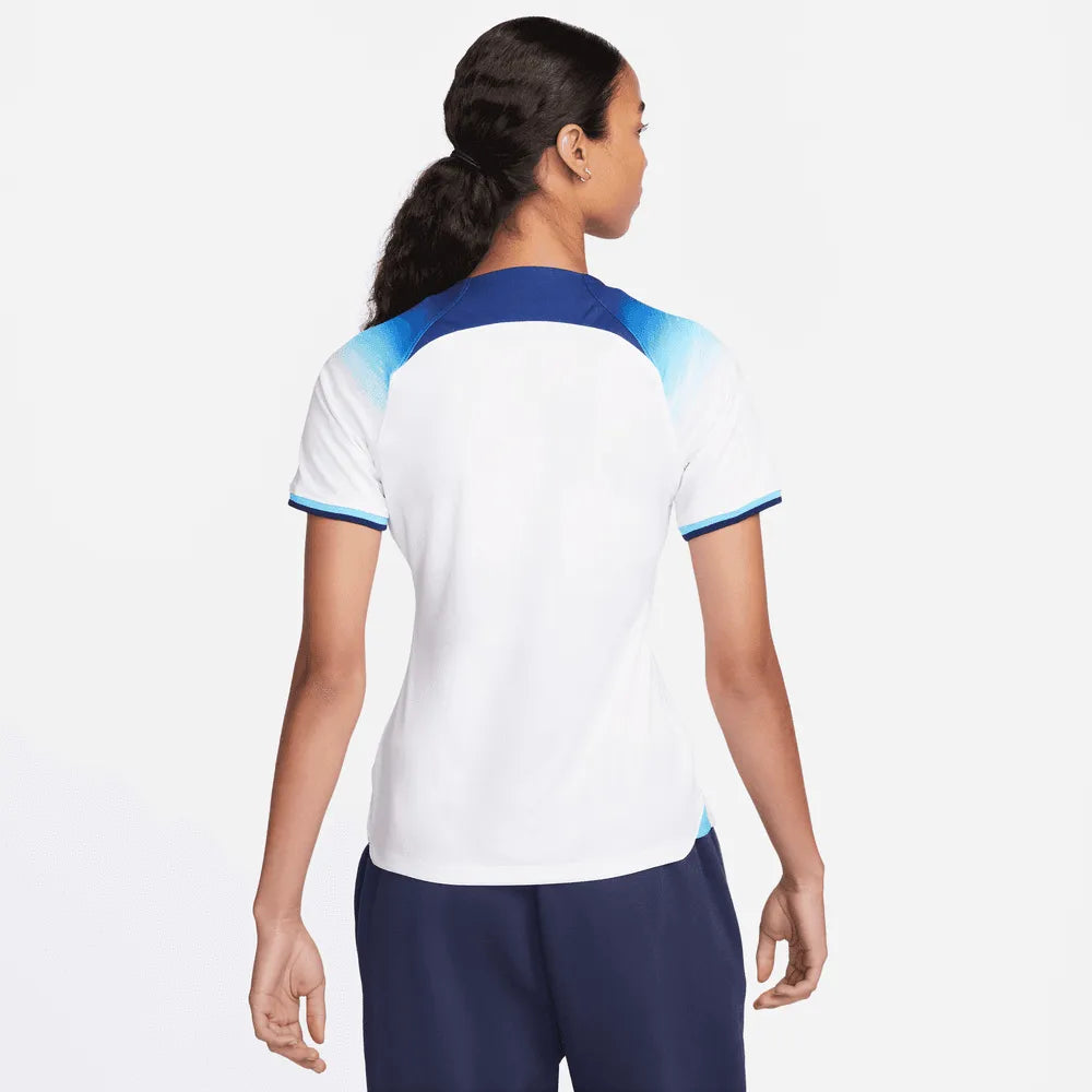 Nike 2022-23 England Women's Home Jersey - White-Blue (Model - Back)