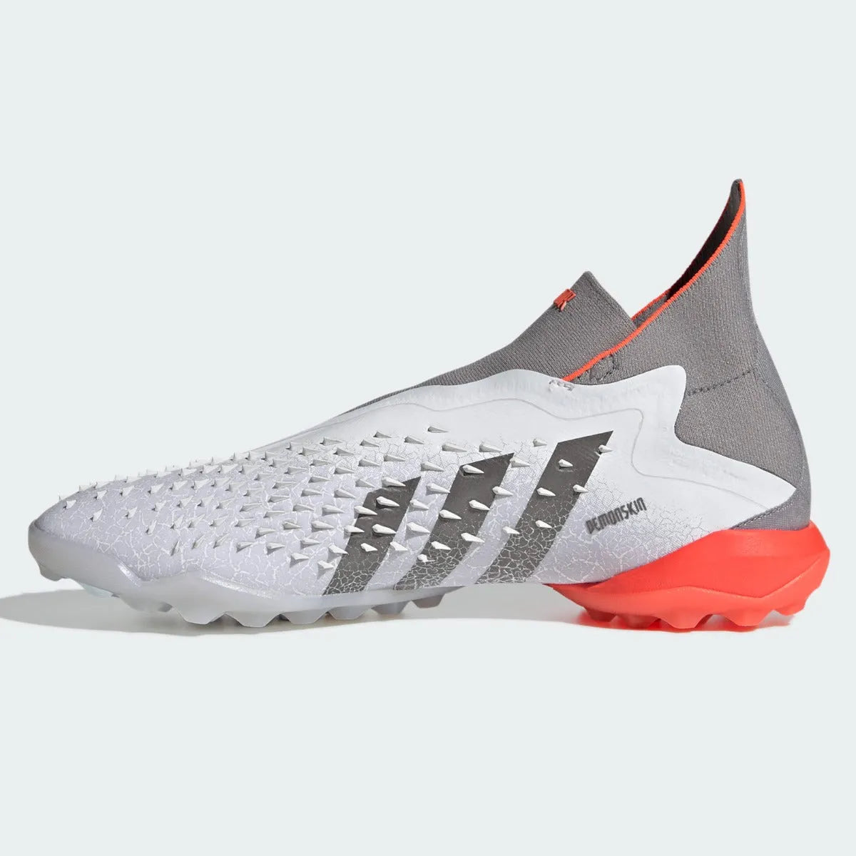 Adidas Predator Freak + TF - White-Iron Metallic (Side 2)